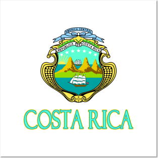 Costa Rica - Coat of Arms Design Posters and Art